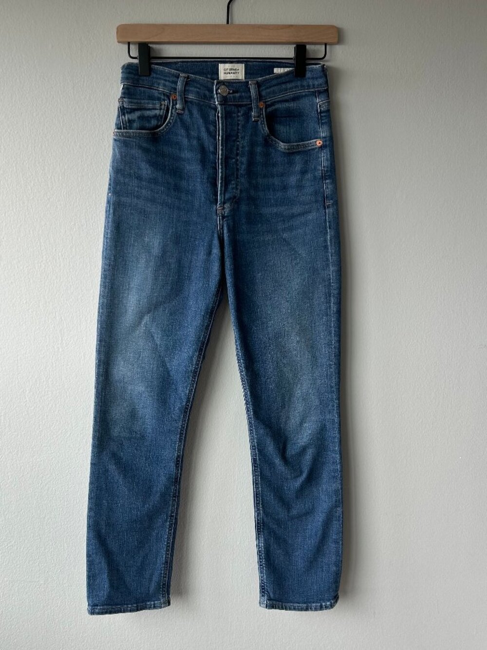 Citizens of Humanity Jolene High Rise Jeans Blue Size 26 Straight Leg - Picture 2 of 10